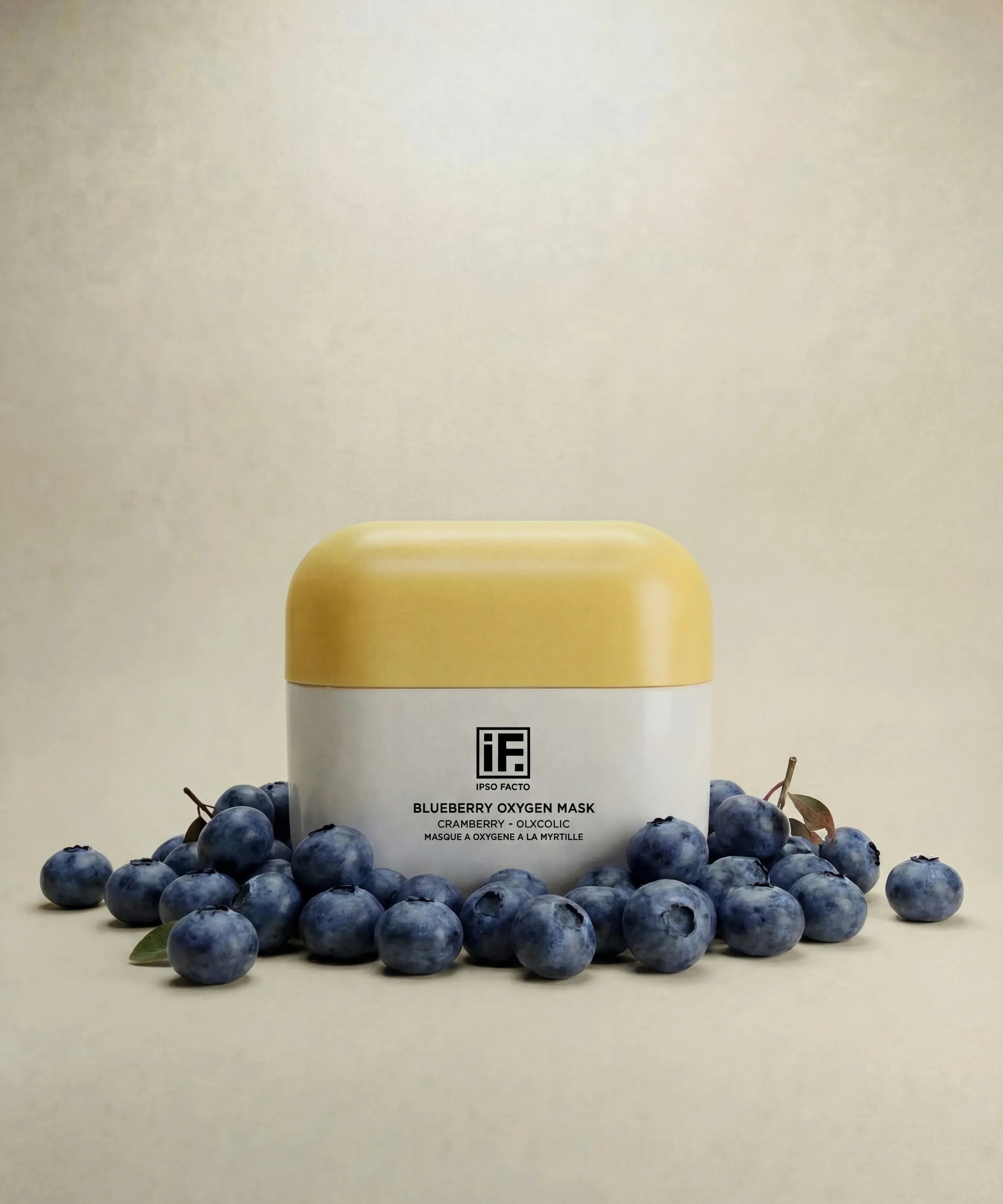 Blueberry Oxygen Mask Cranberry + Glycolic - IF Beauty Australia