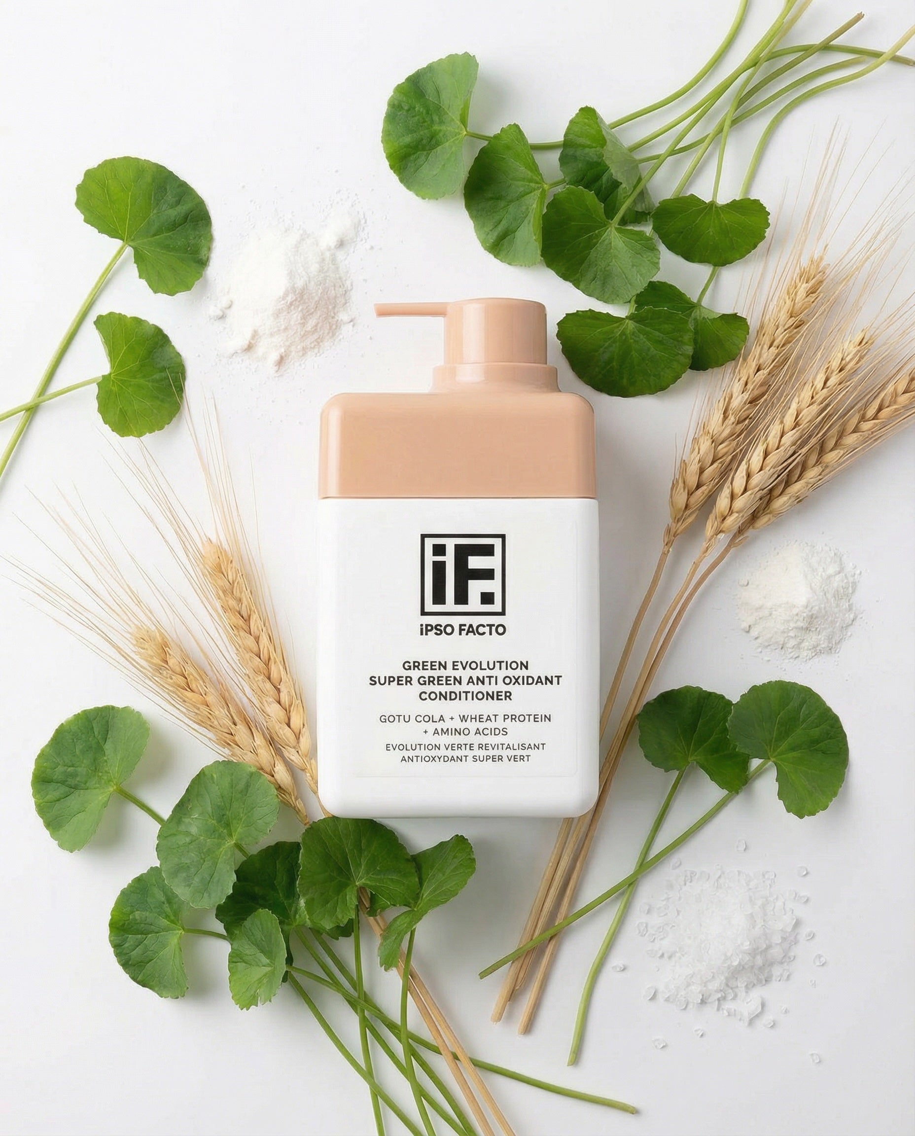 Green Evolution Super Green Anti Oxidant Conditioner Gotu Cola + Wheat Protein + Amino Acids IF Beauty Australia